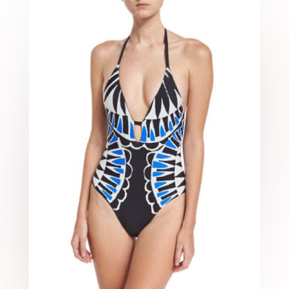 Ella Moss Moonlight Tribe Halter One-Piece Swimsuit
